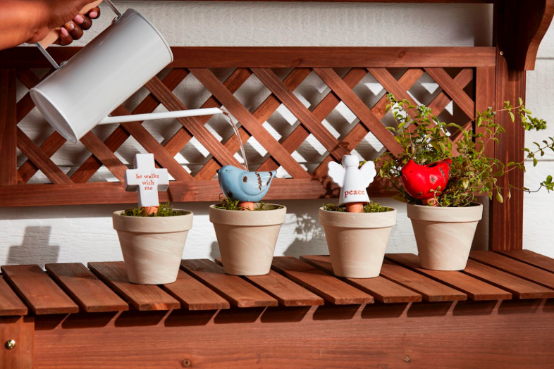 watering stakes for potted plants MudPie