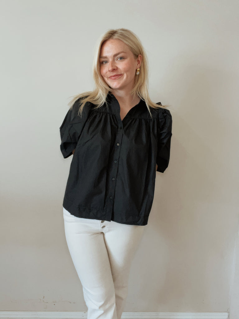 Entro ruffle top sale