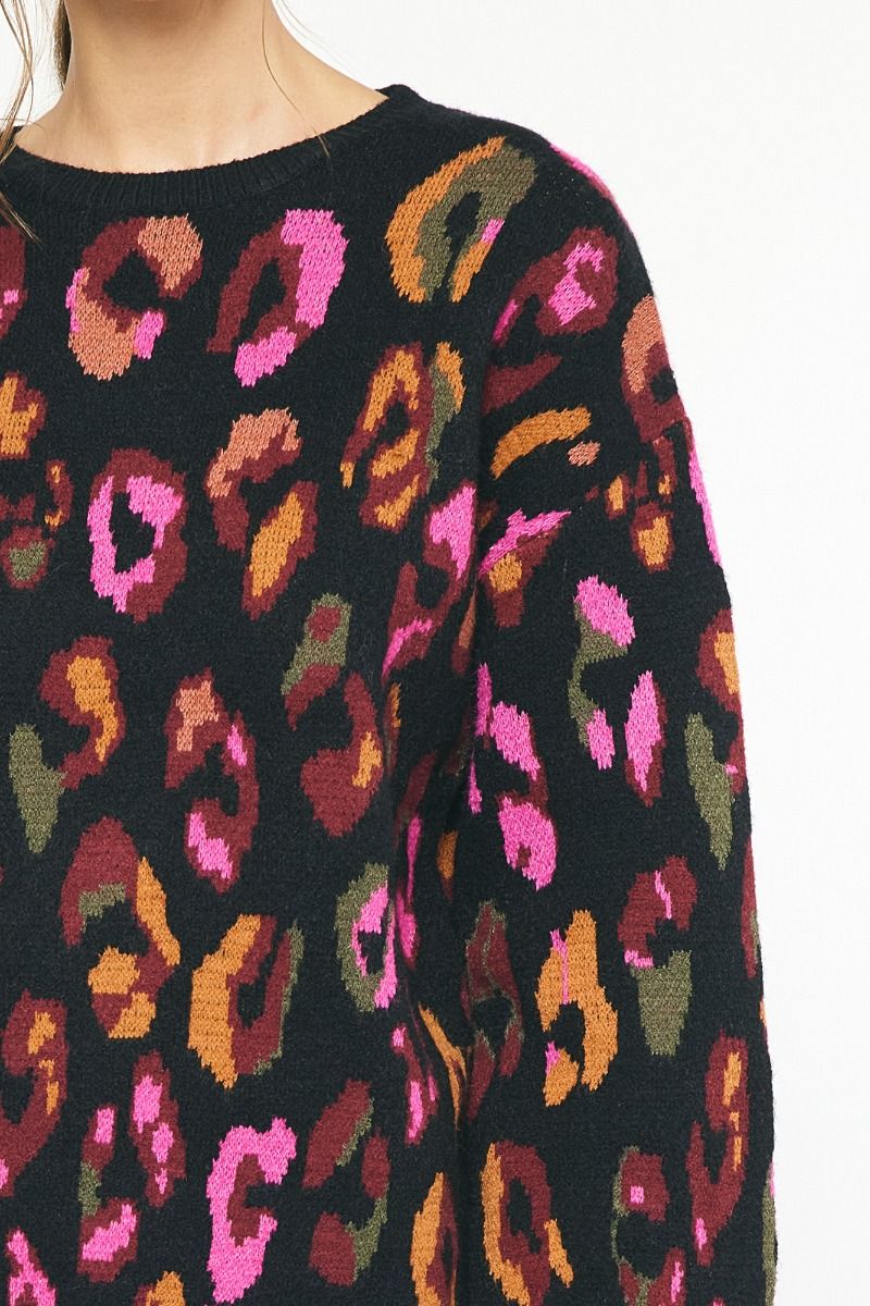 Entro leopard sweater deals
