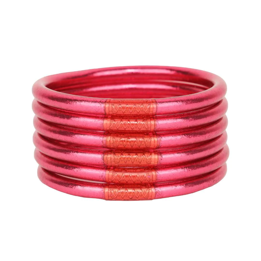 BuDhaGirl Pink All Weather Bangles® (AWB®) Serenity Prayer