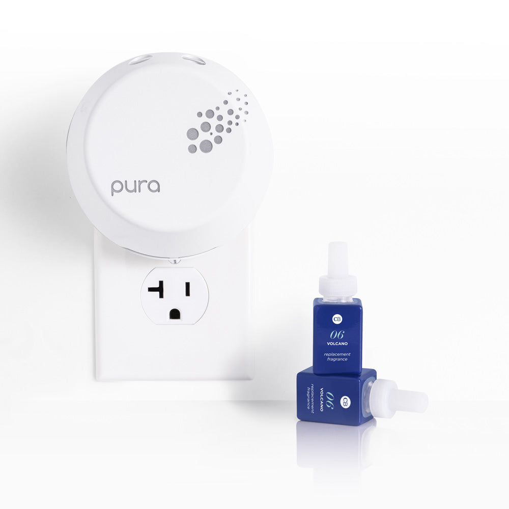 Capri Blue | Pura Smart Home Diffuser Kit, 2 Volcano Refills