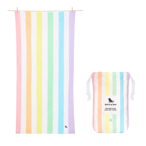 Dock & Bay | L Quick Dry Beach Towel, Cabana Collection