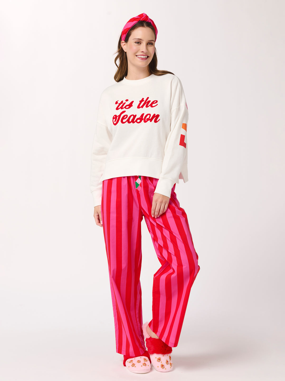 Festive Stripe Boxer Pant