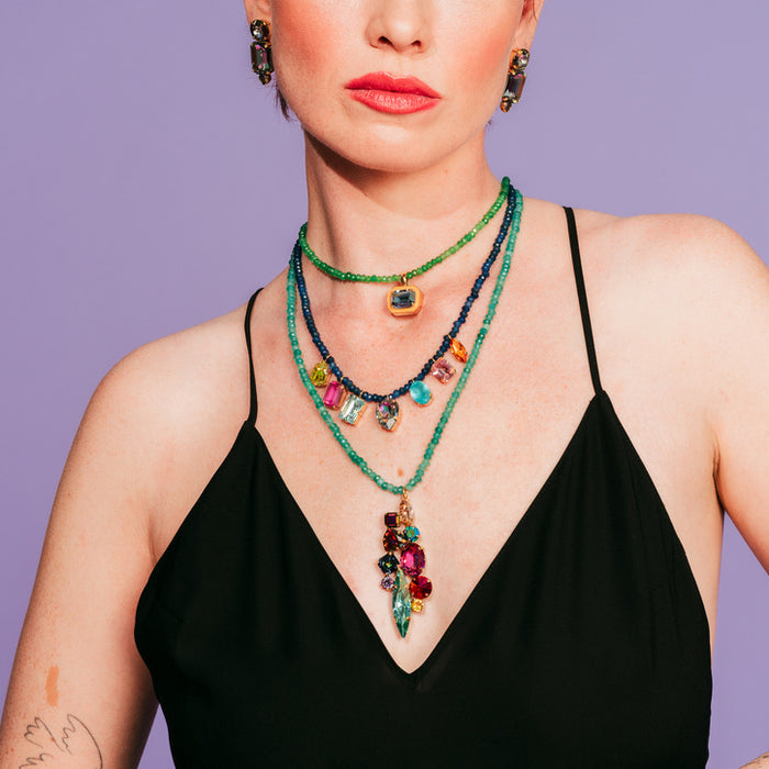 Dakota Necklace in Orange