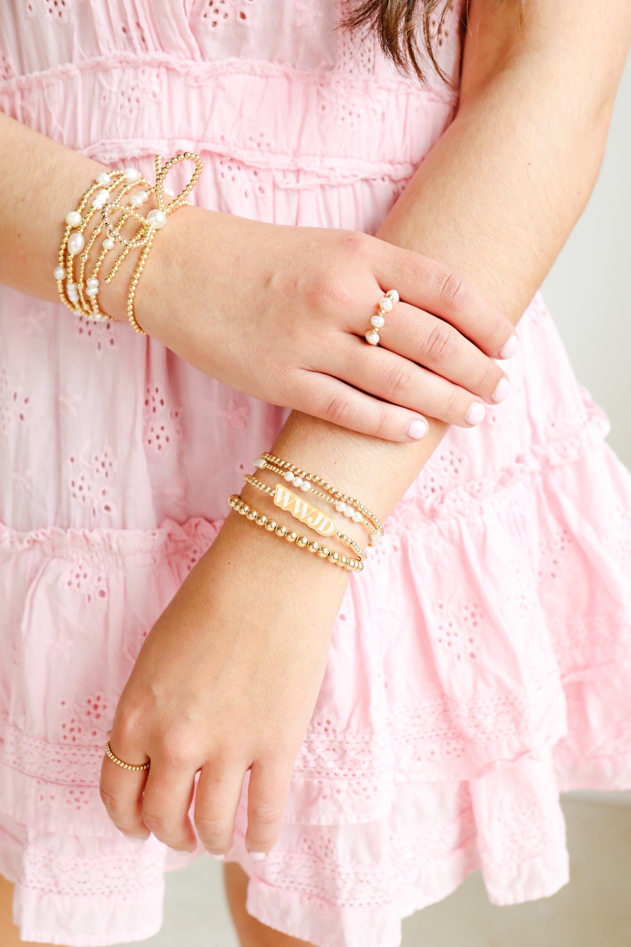 Beaded Blondes | Coastal Pearl Ring, Assorted Sizes