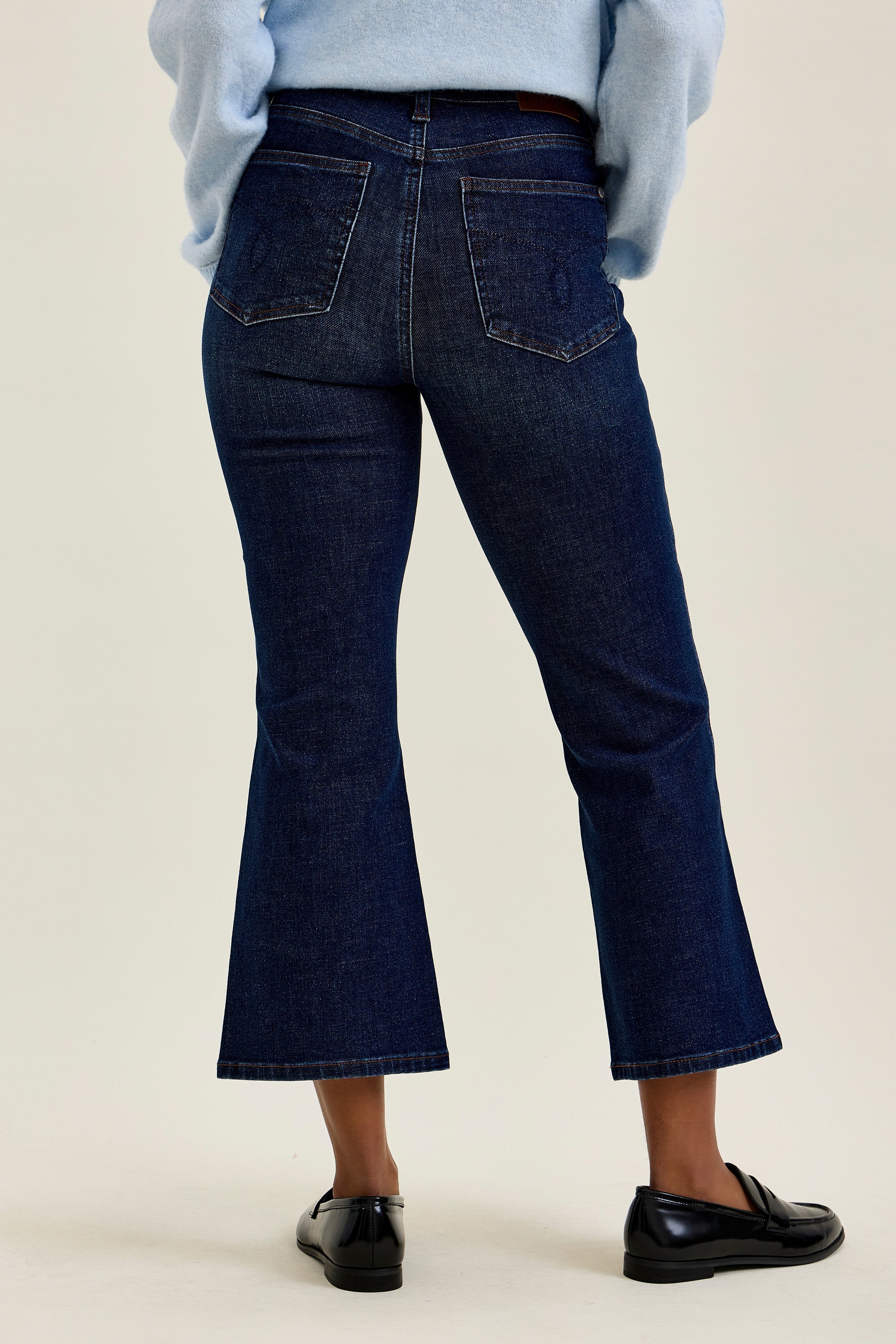 High Waisted Amy Kick Flare, Rustic Indigo