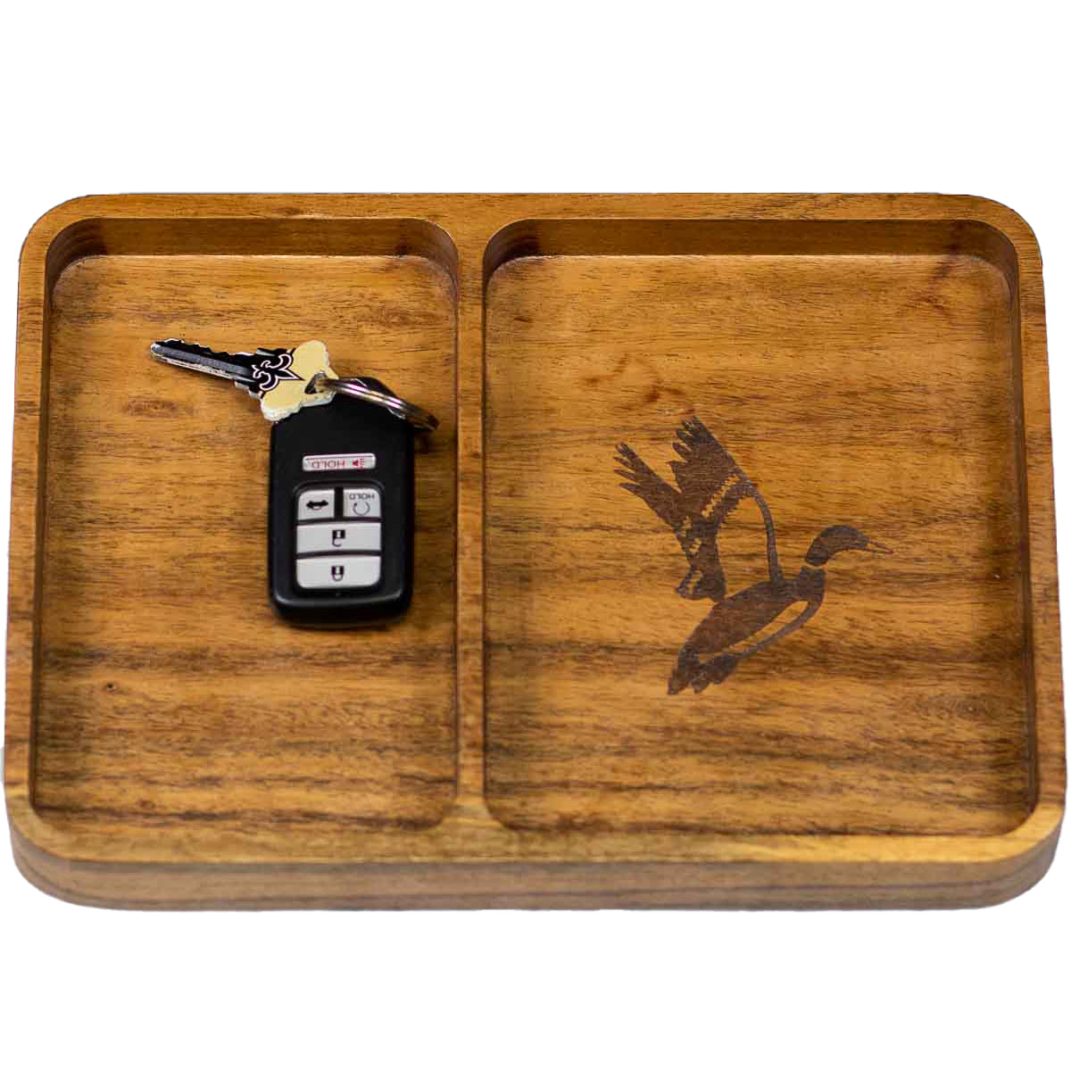 Etched Wood Valet Tray, Assorted Styles