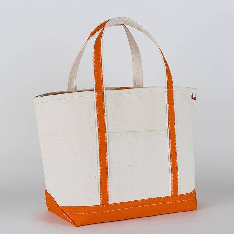 Large Classic Canvas Tote Bag, Assorted Colors