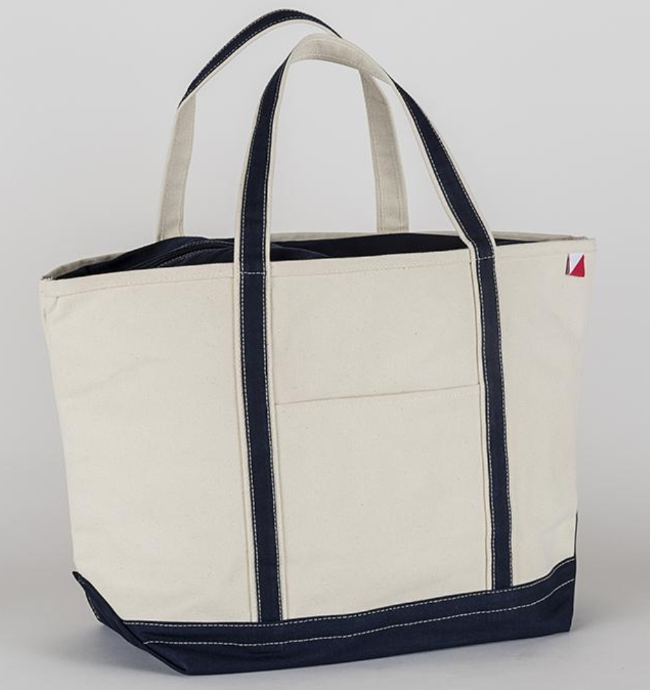 Large Classic Canvas Tote Bag, Assorted Colors