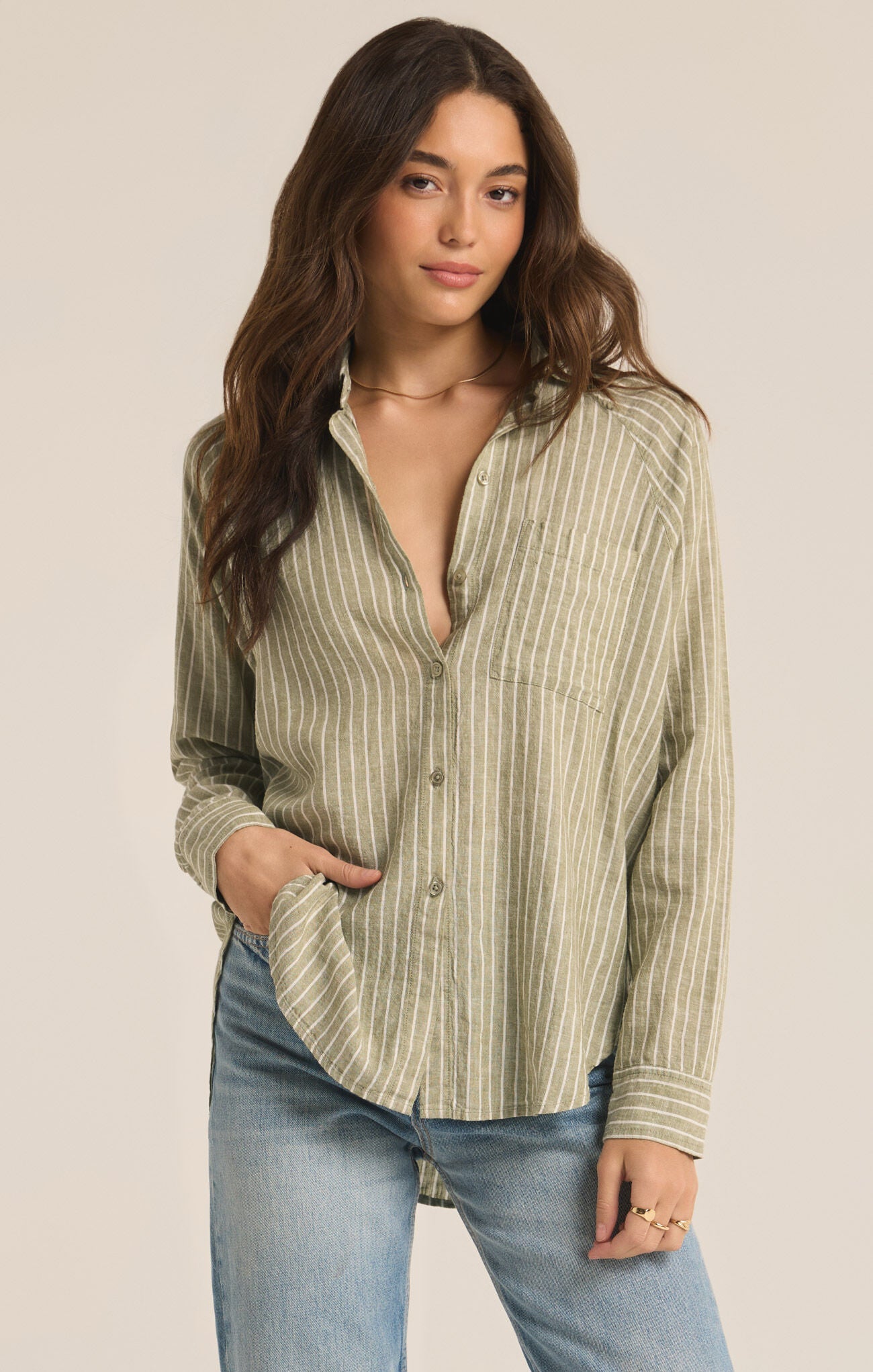 Z Supply | The Perfect Line Top, Meadow