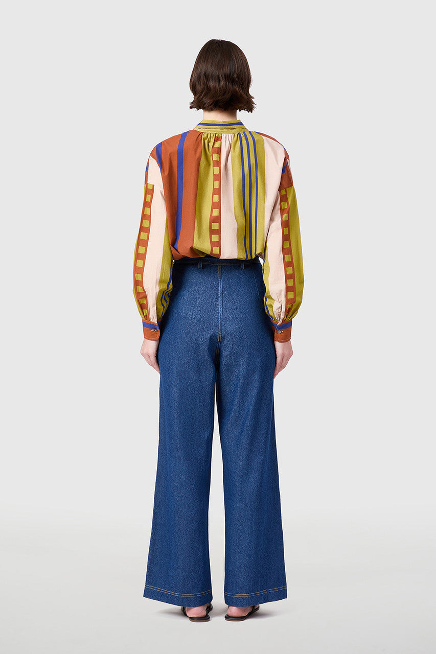 Jane Top, Maple Stripes