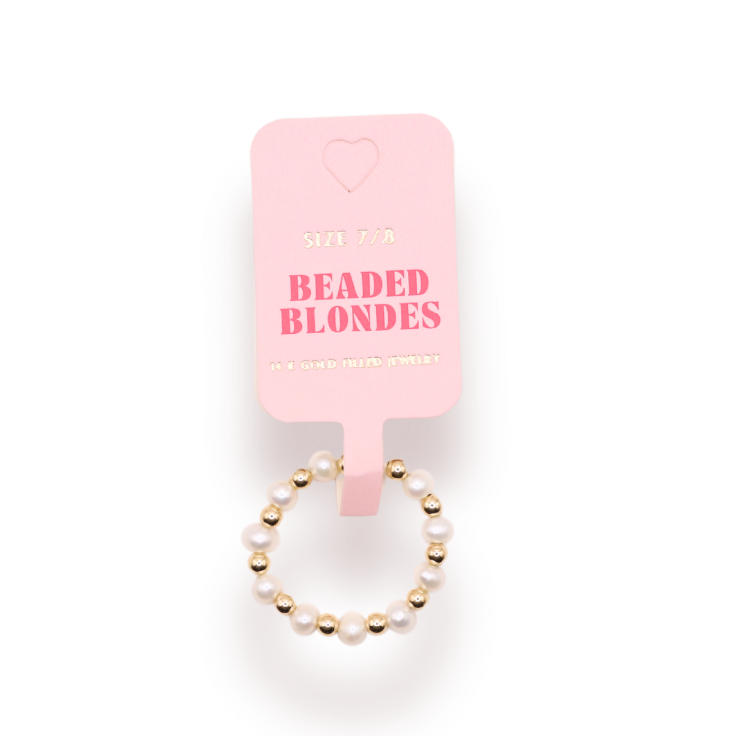 Beaded Blondes | Coastal Pearl Ring, Assorted Sizes