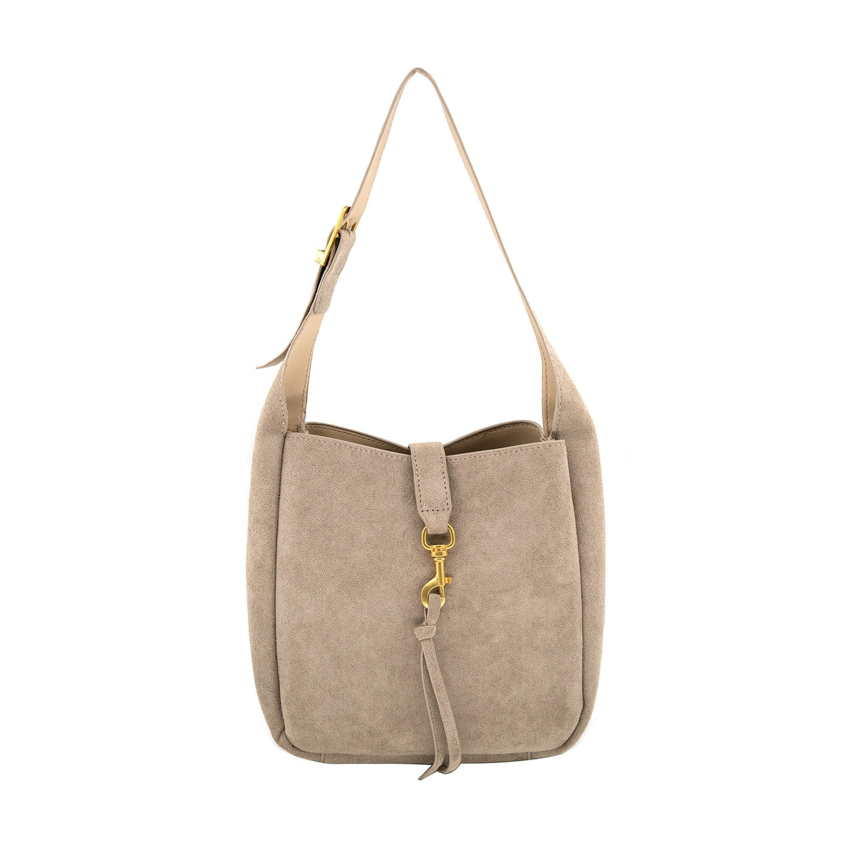 Sutton Suede Shoulder Bag, Assorted Colors