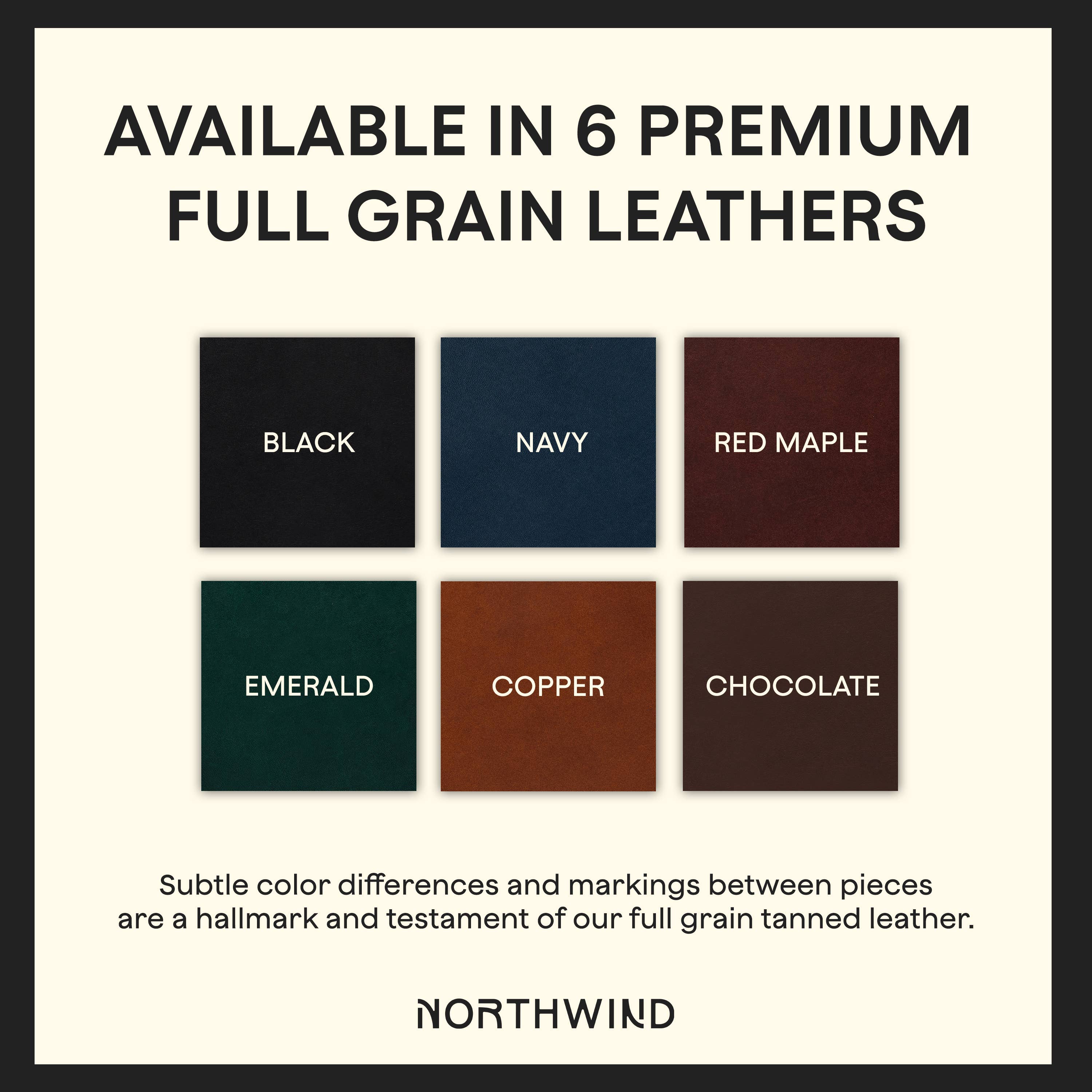 Leather Desk Jotter Refillable Pad, USA Made Full Grain