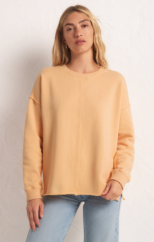 Z Supply | Orange Cream Hermosa Sweatshirt