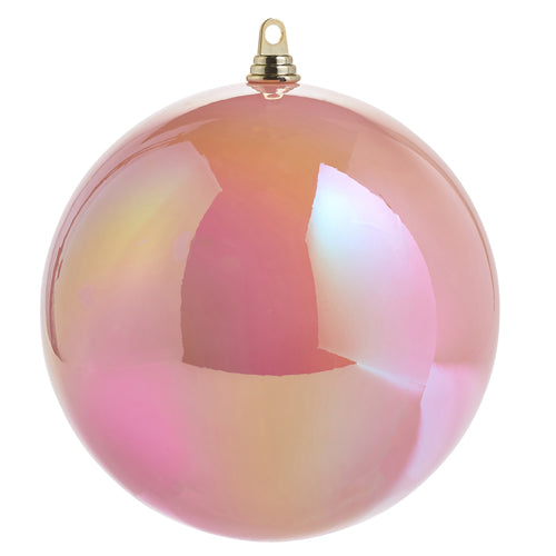 Iridescent Pink Ball Ornament, Assorted Sizes