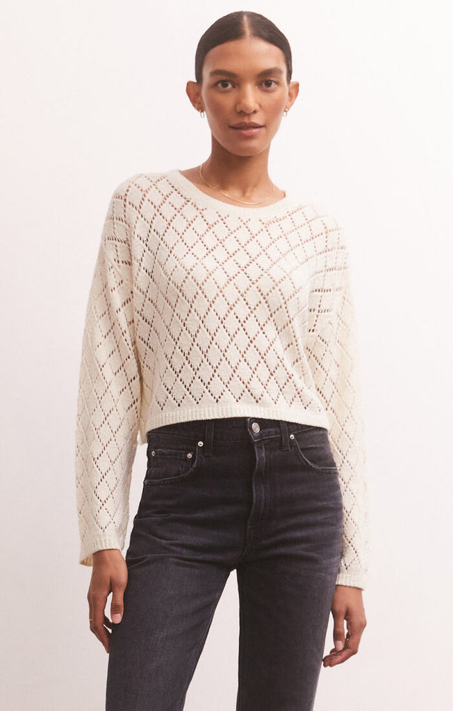 Z Supply | Makenna Cropped Sweater, Sandstone
