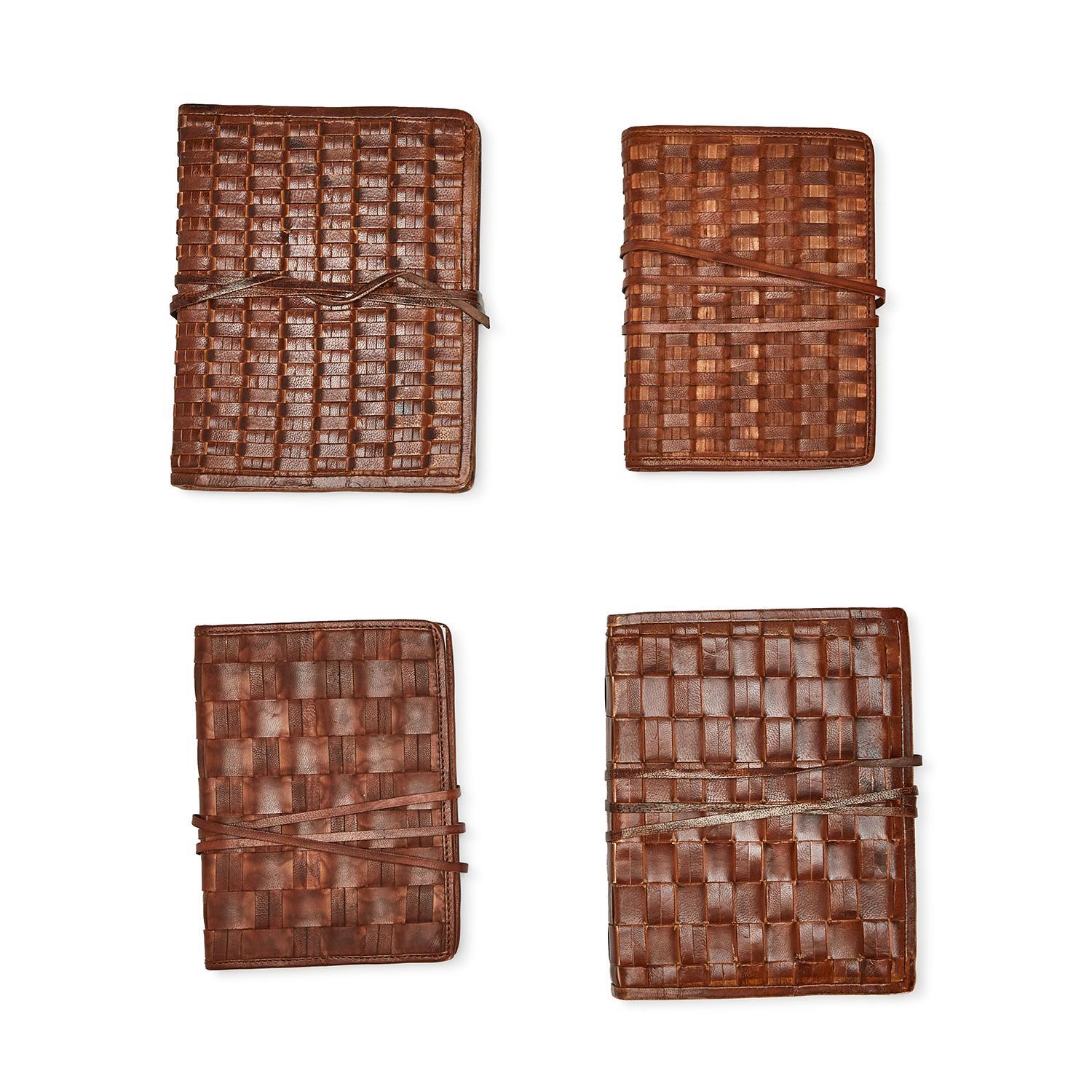 文房具・ステーショナリー sister journal Leather Journal, Set of 2 – Sisters Flowers and Gifts