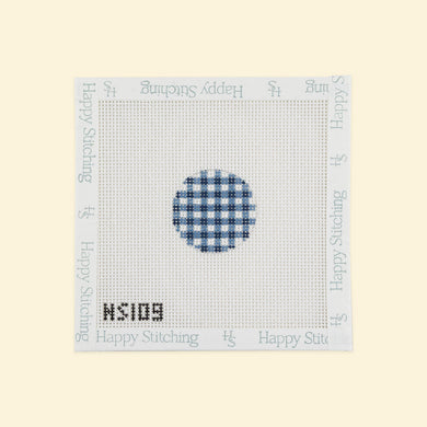 Needlepoint Kit, Plaid Circle