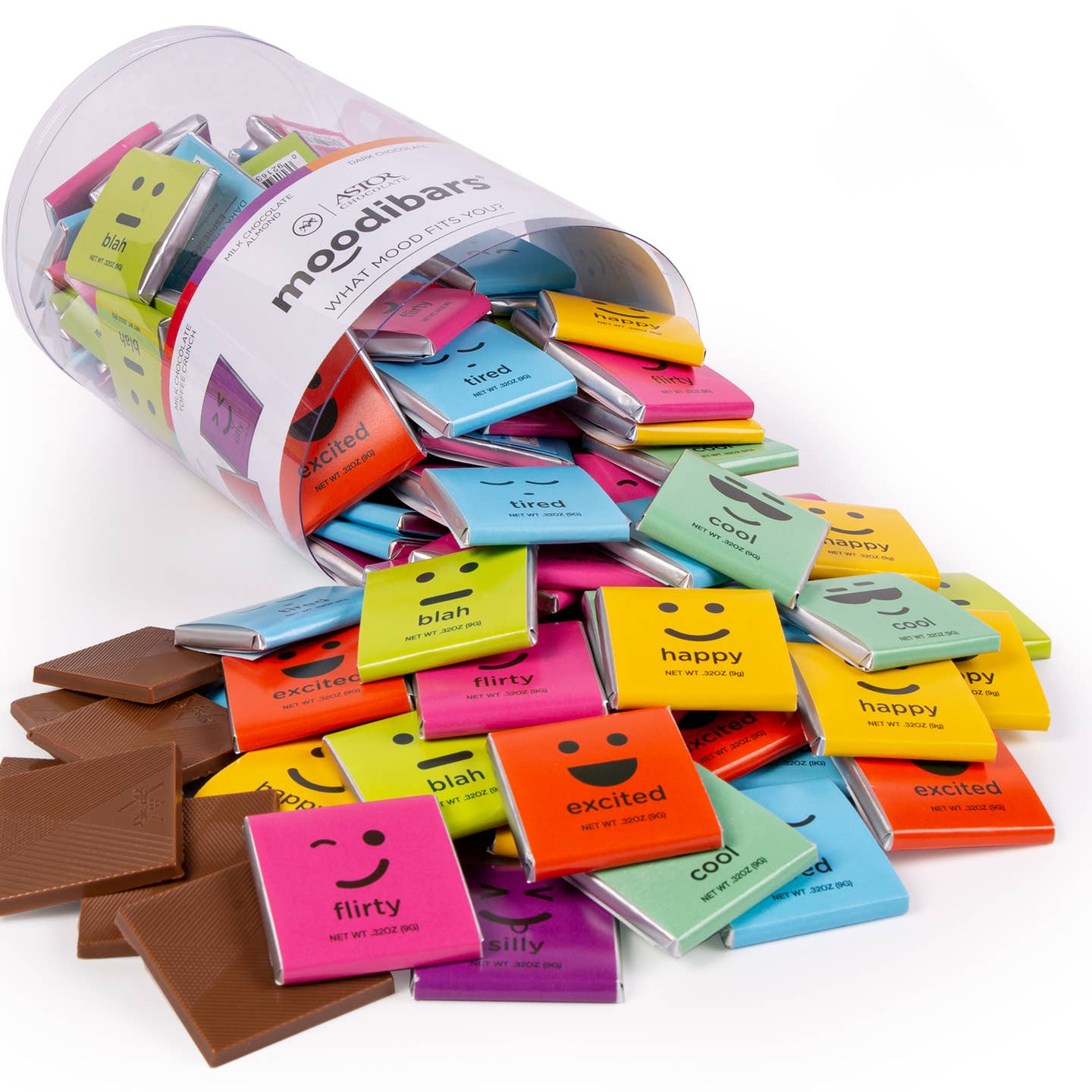 Moodibars® Squares Tub,  Assorted Squares