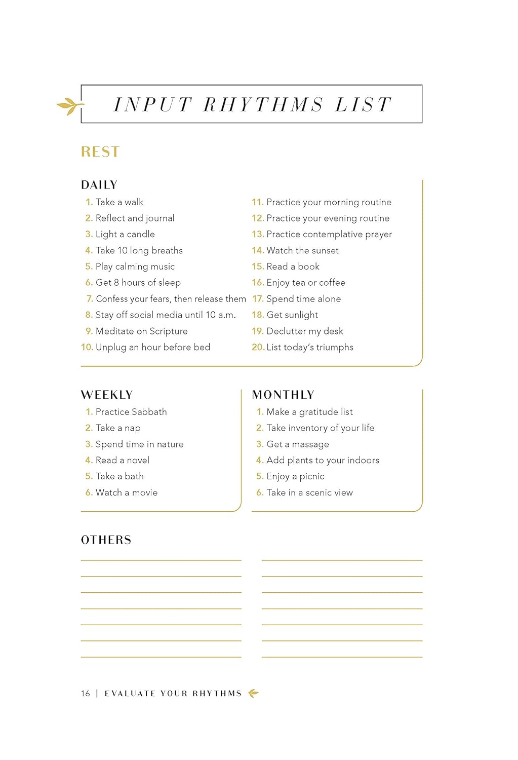 Rhythms for Life Planner & Journal: 90 Days to Peace and Purpose