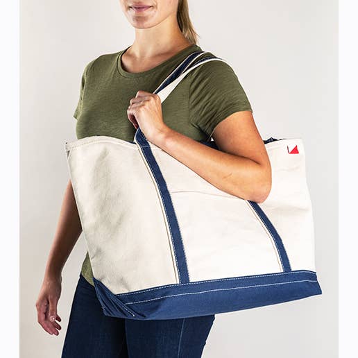 Large Classic Canvas Tote Bag, Assorted Colors