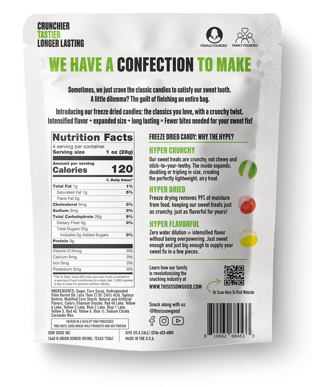 Sow Good Inc | Freeze Dried Candy