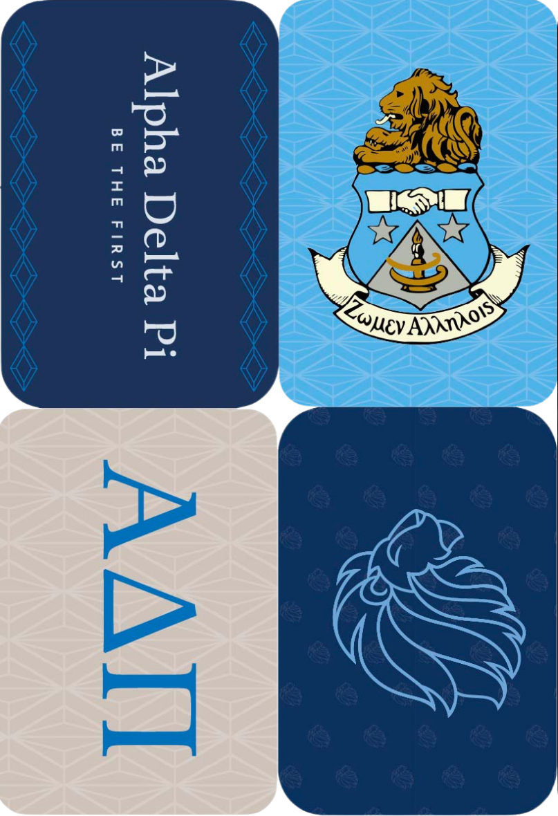 Sorority Mahjong Shufflers, Assorted Sororities
