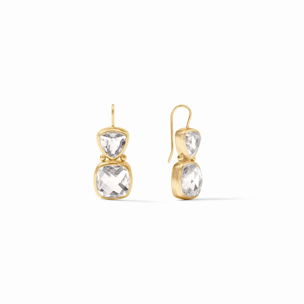 Julie Vos | Aquitaine Earring, Clear Crystal
