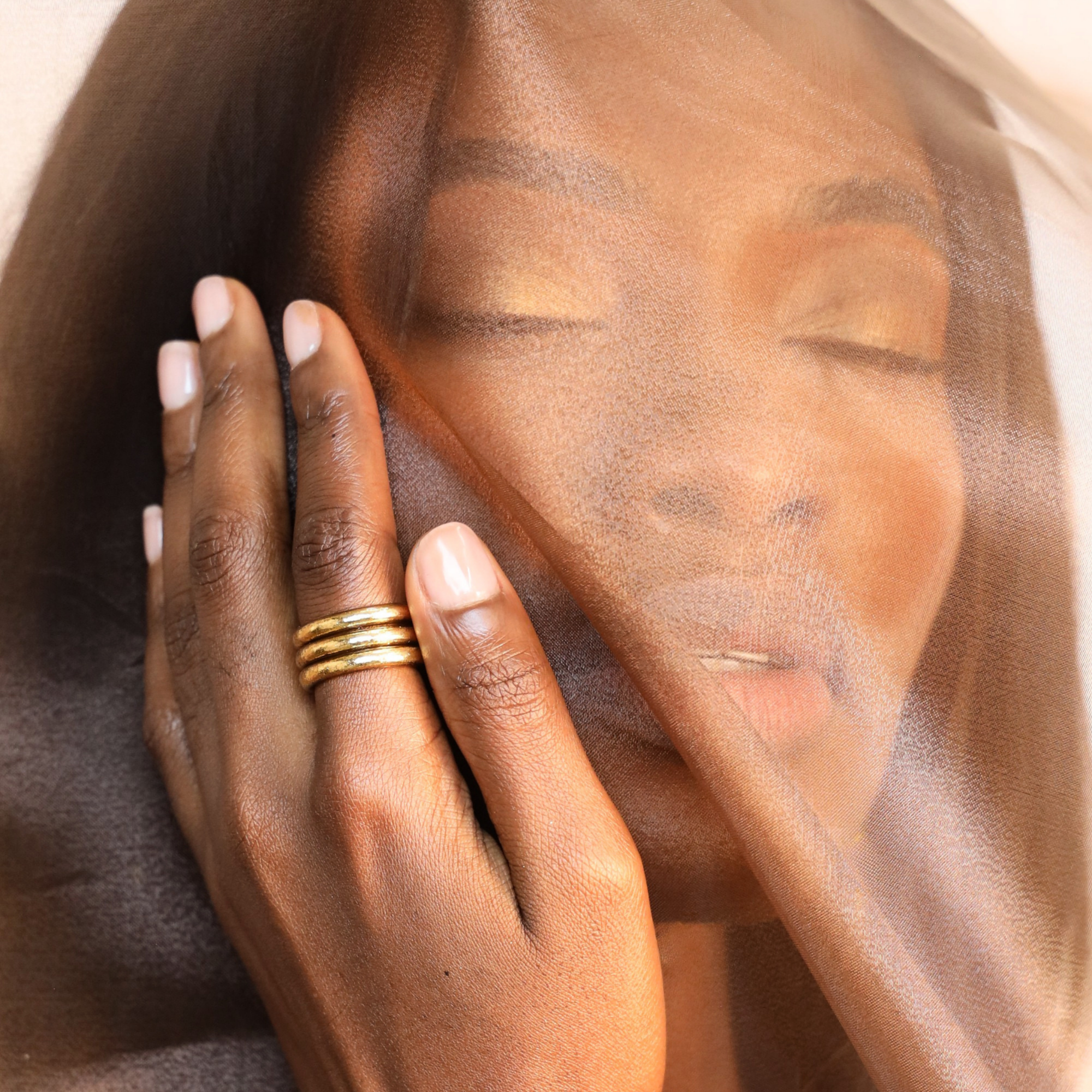 Set of 3 Aura All Weather Ring