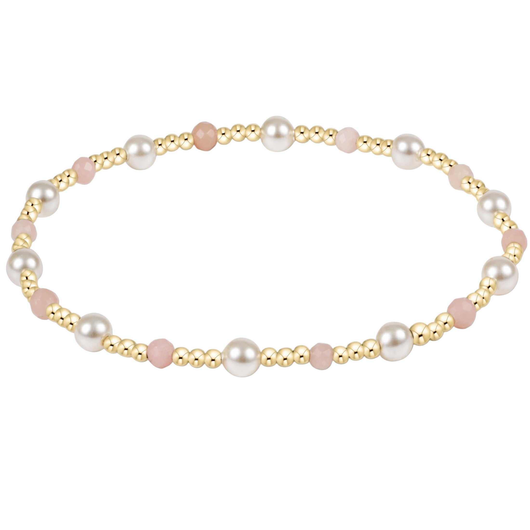 Extends Pearl Sincerity 4mm Gem Bracelet, Assorted Colors