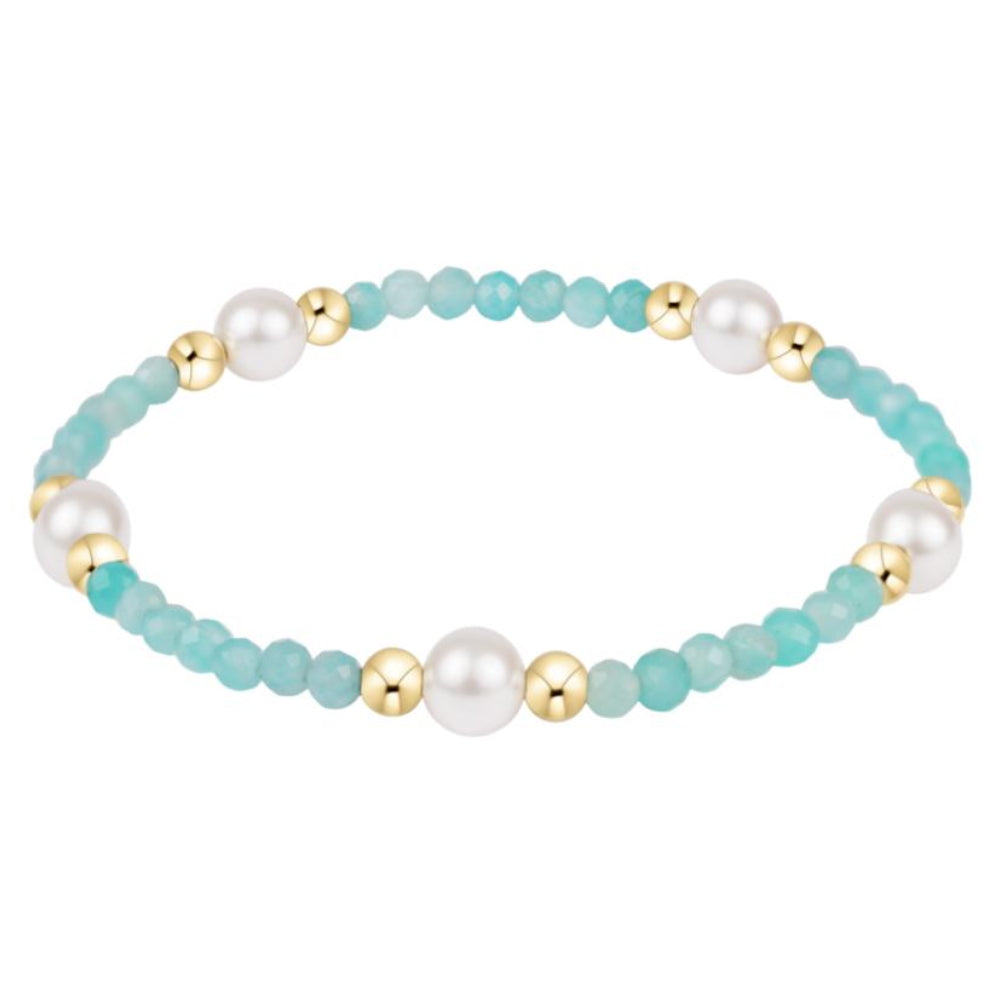Extends Purpose Pearl 6mm Gem Bracelet, Assorted Colors