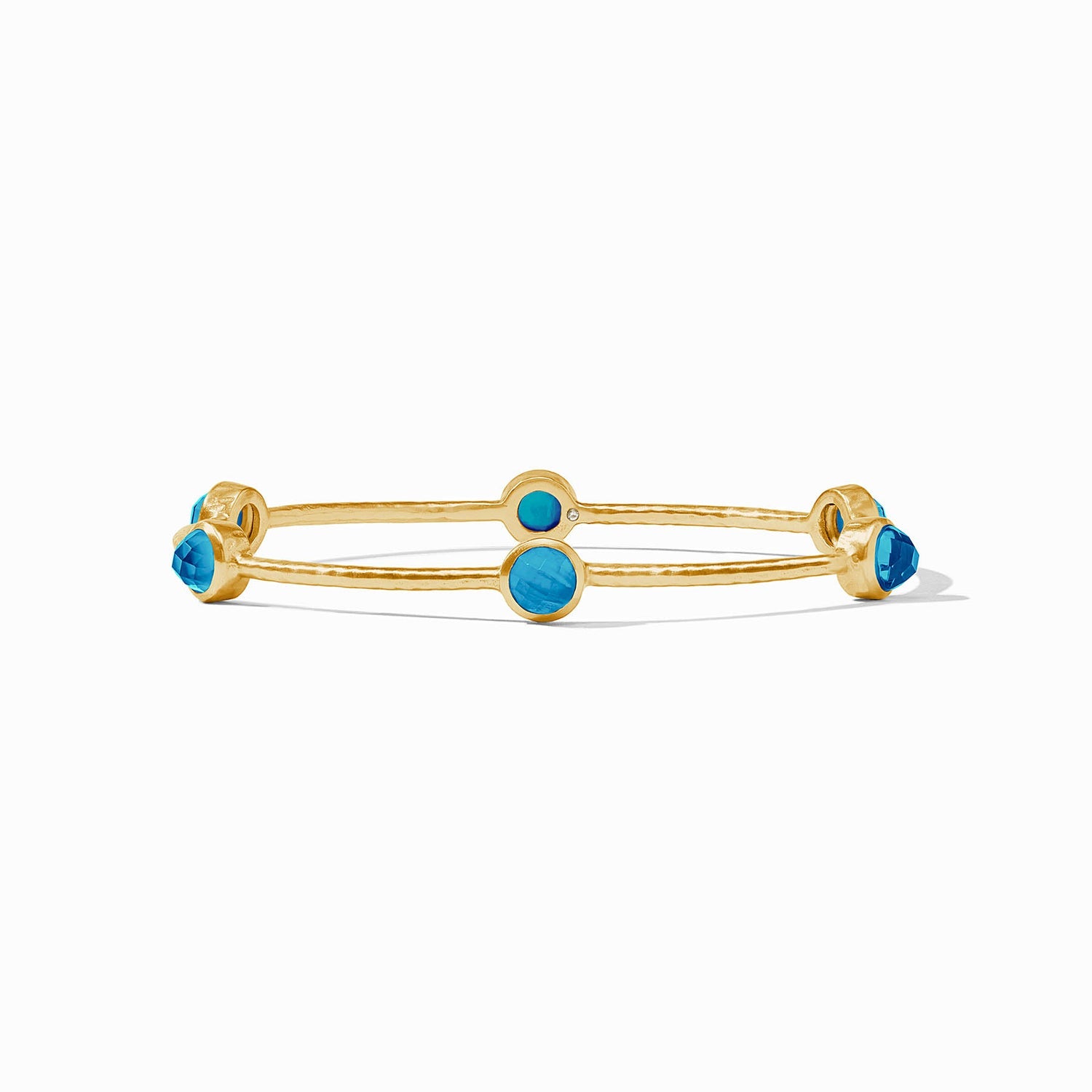 Julie Vos | Milano Gold Bangle Bracelet, Assorted Colors