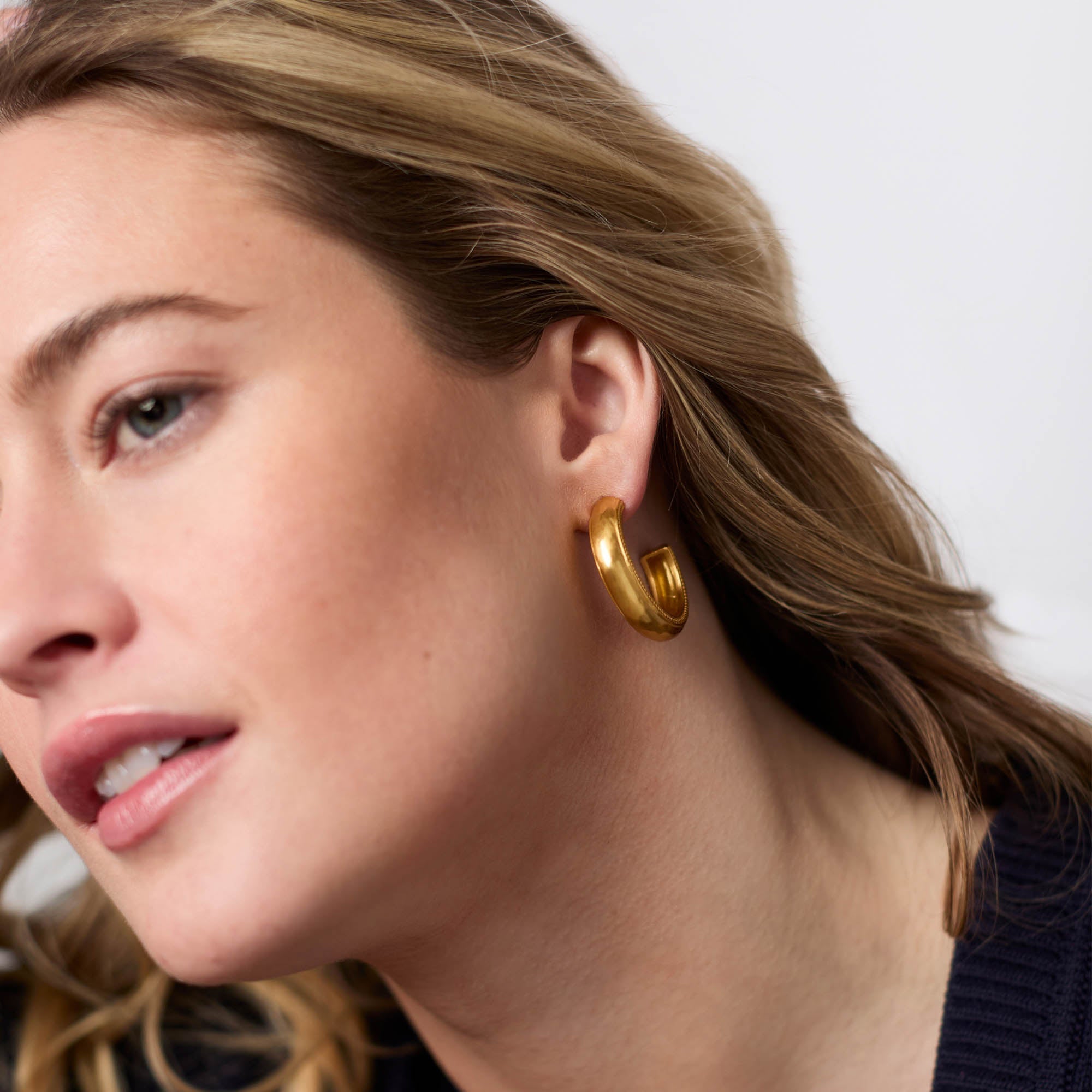 Gold Cannes Hoop, Assorted Sizes