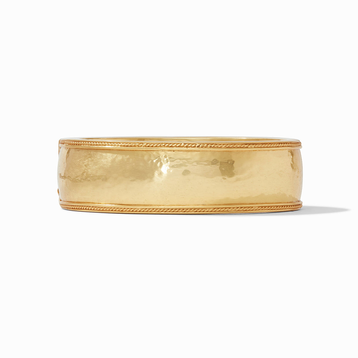 Gold Cannes Statement Hinge Bangle