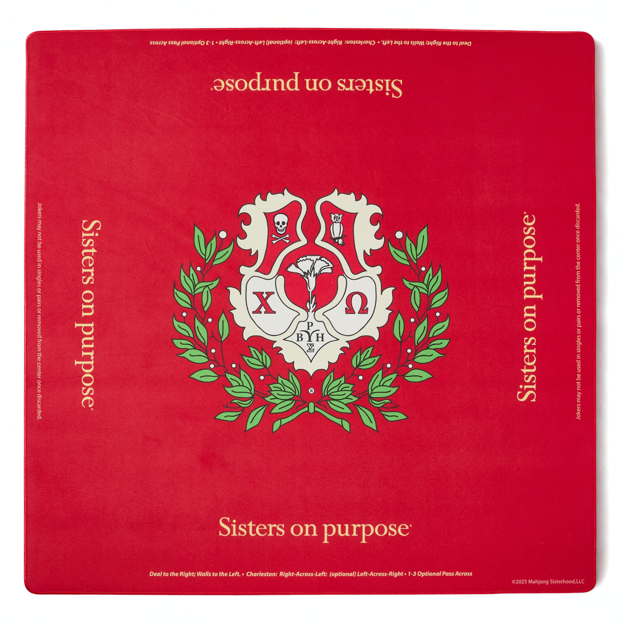 Sorority Mahjong Mat, Assorted Sororities