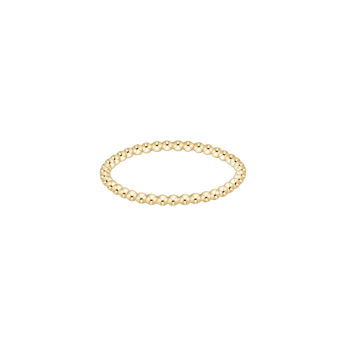 Classic Gold 1.5mm Bead Ring