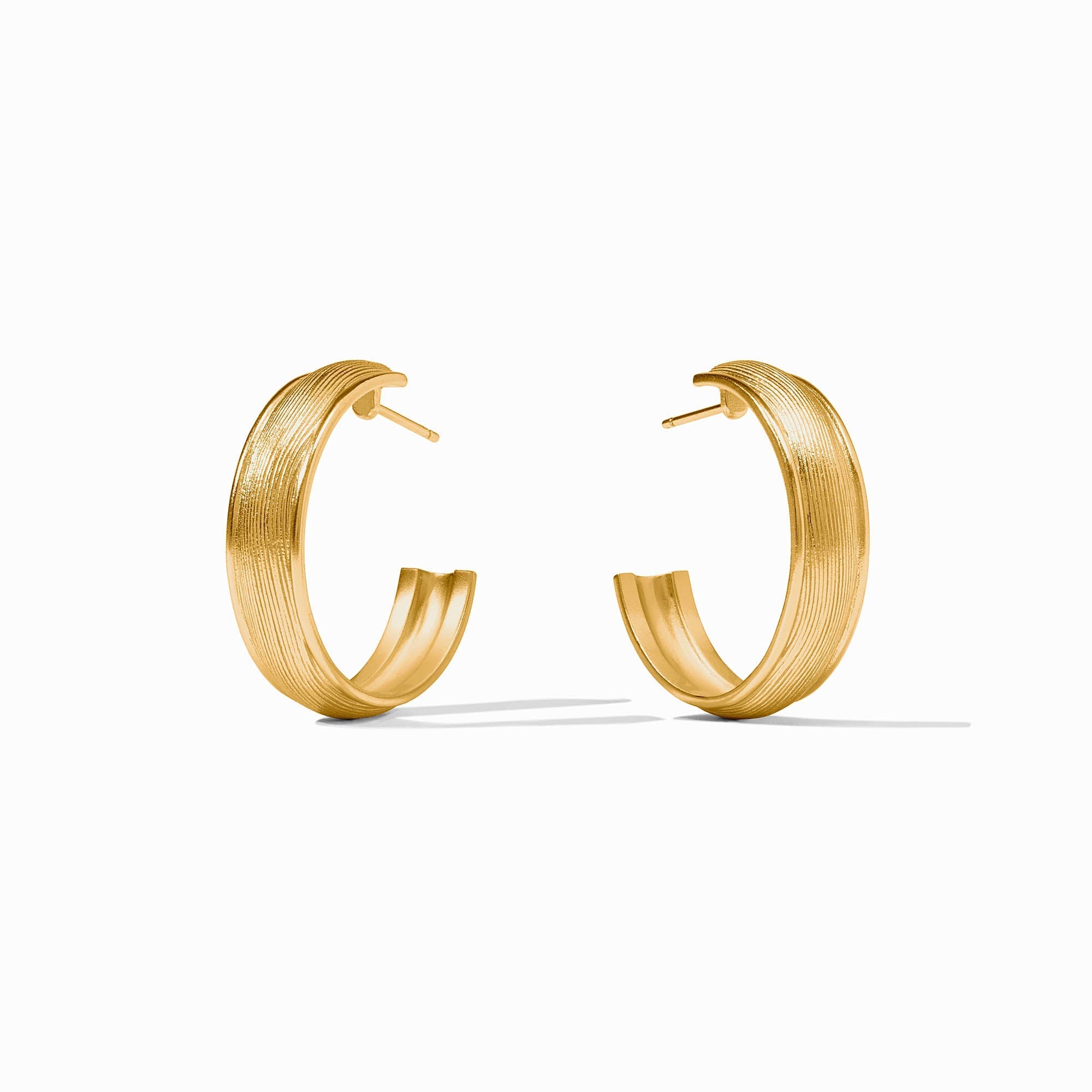 Gold Cobblestone Hoop, Assorted Sizes