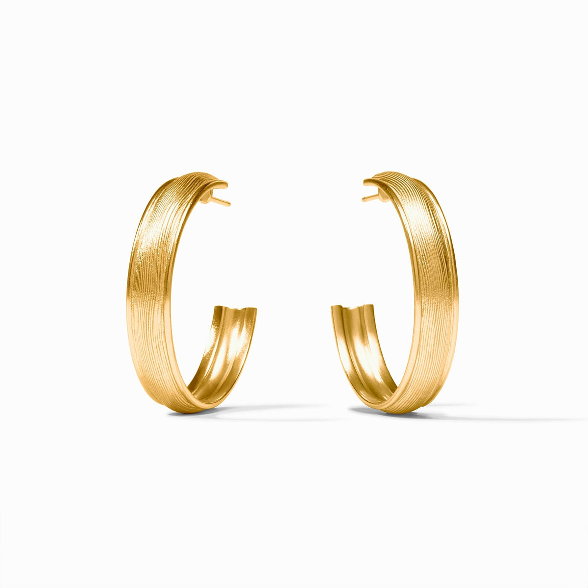 Gold Cobblestone Hoop, Assorted Sizes