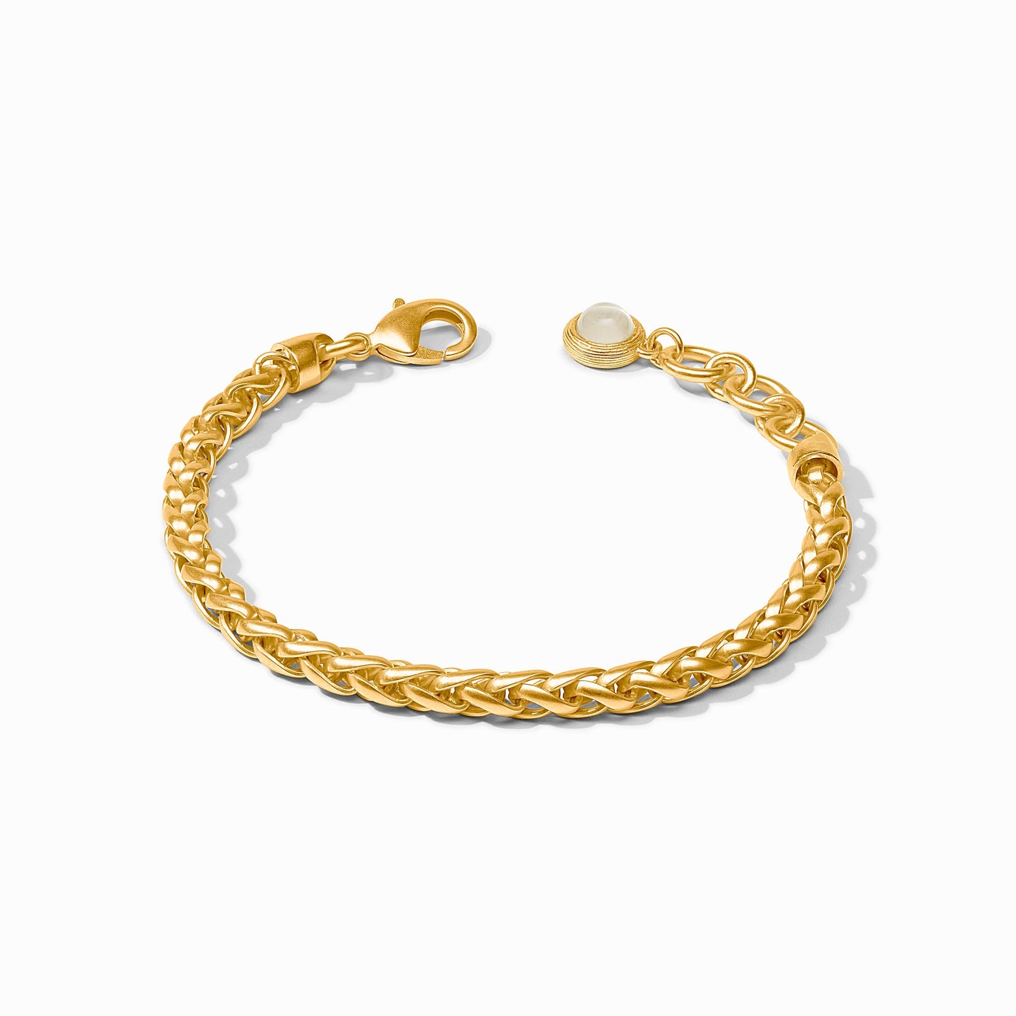 Gold Cobblestone Link Bracelet