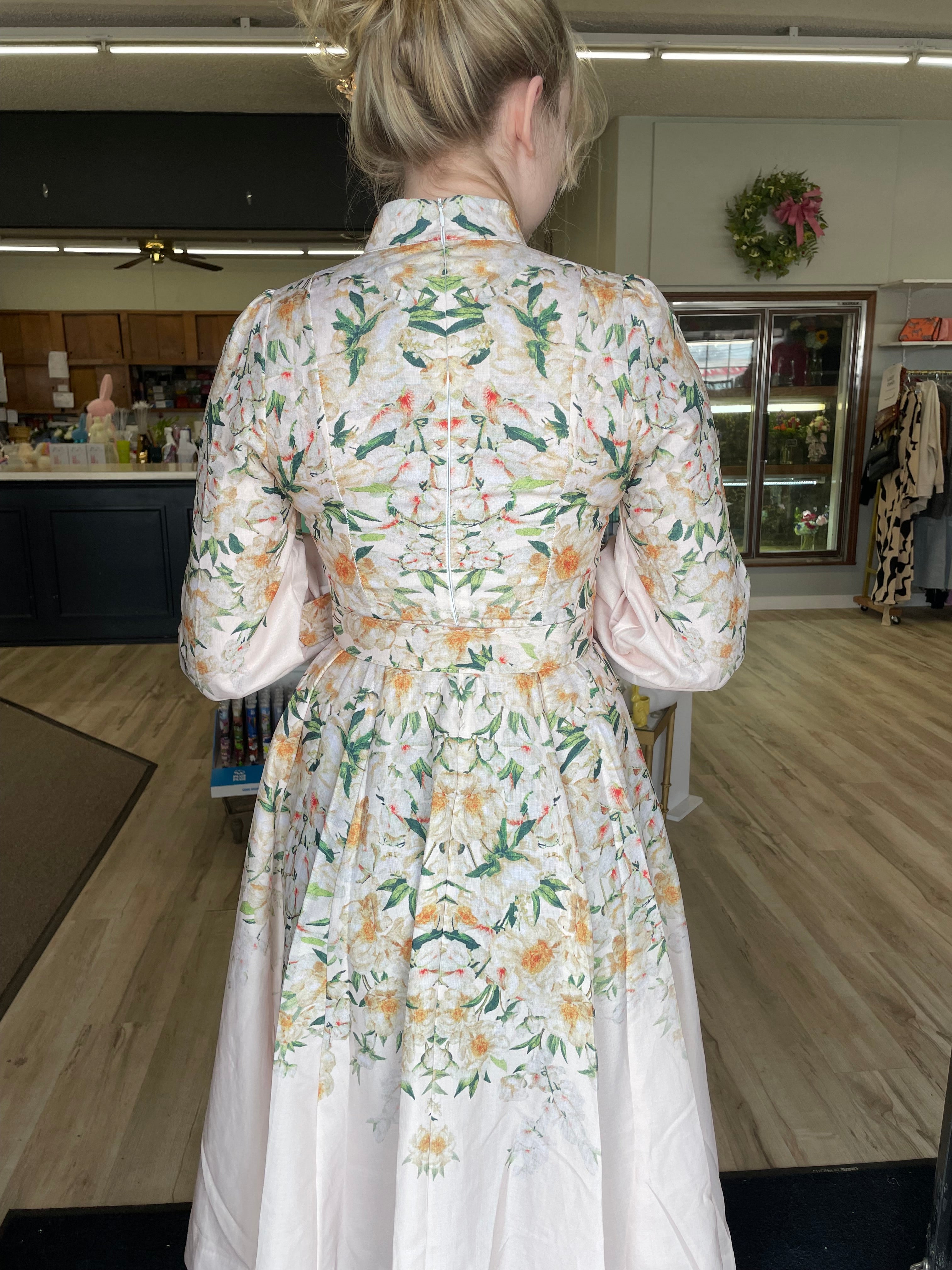 Beulah | Flower Dress, Yellow