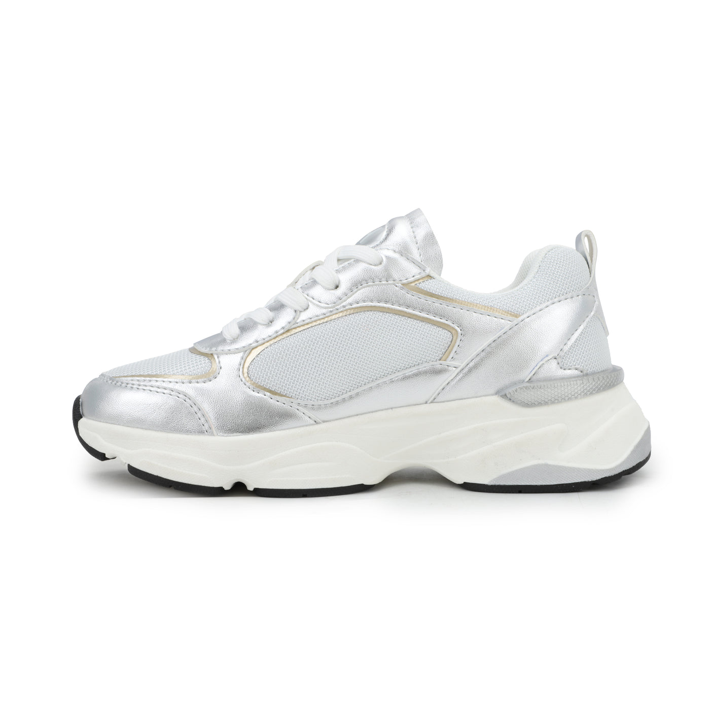 Vintage Havana | Washed Silver Gold Running Sneaker