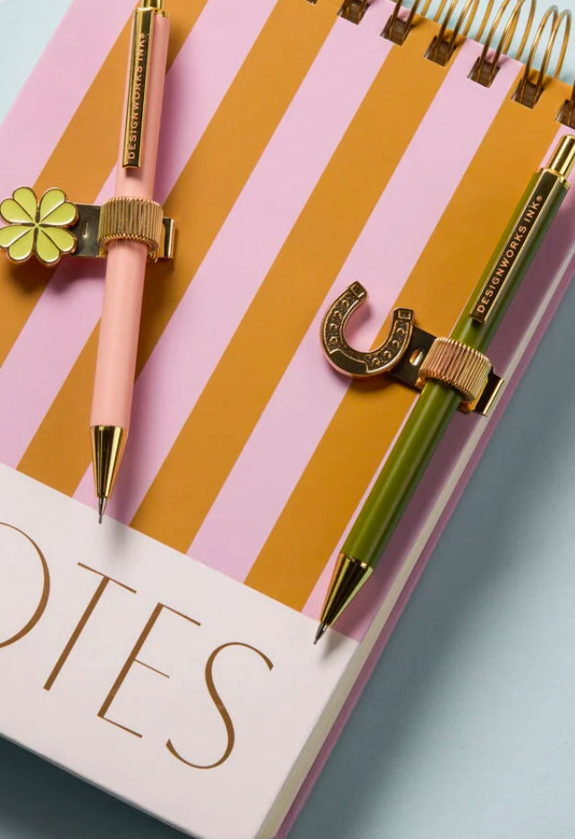 Set of 2 Pen Clips-Lucky Charms