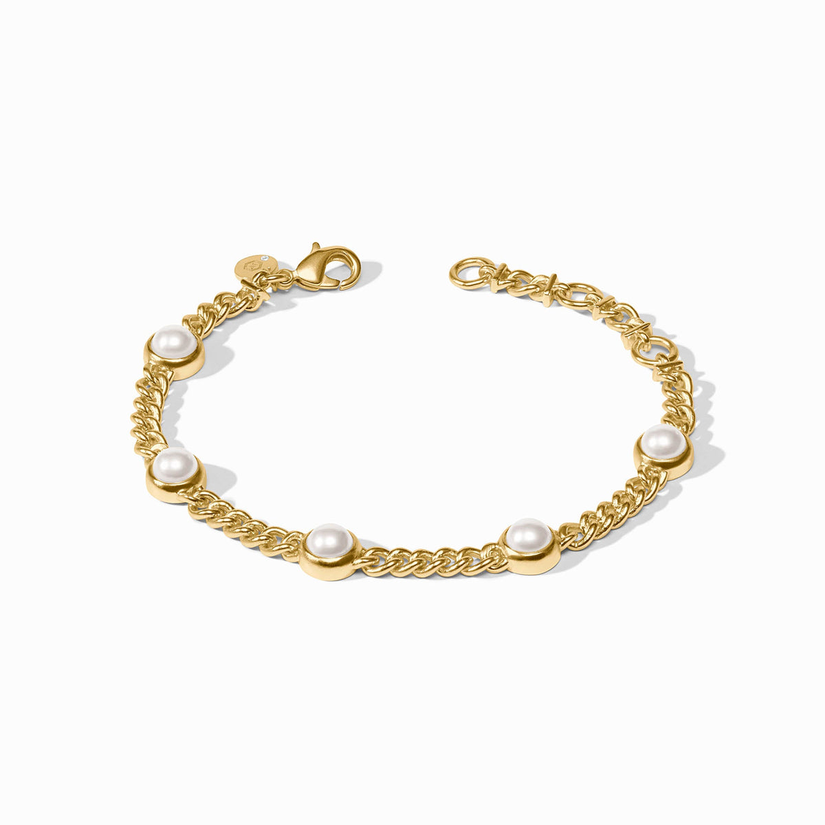 Gold Dolce Delicate Bracelet, Pearl