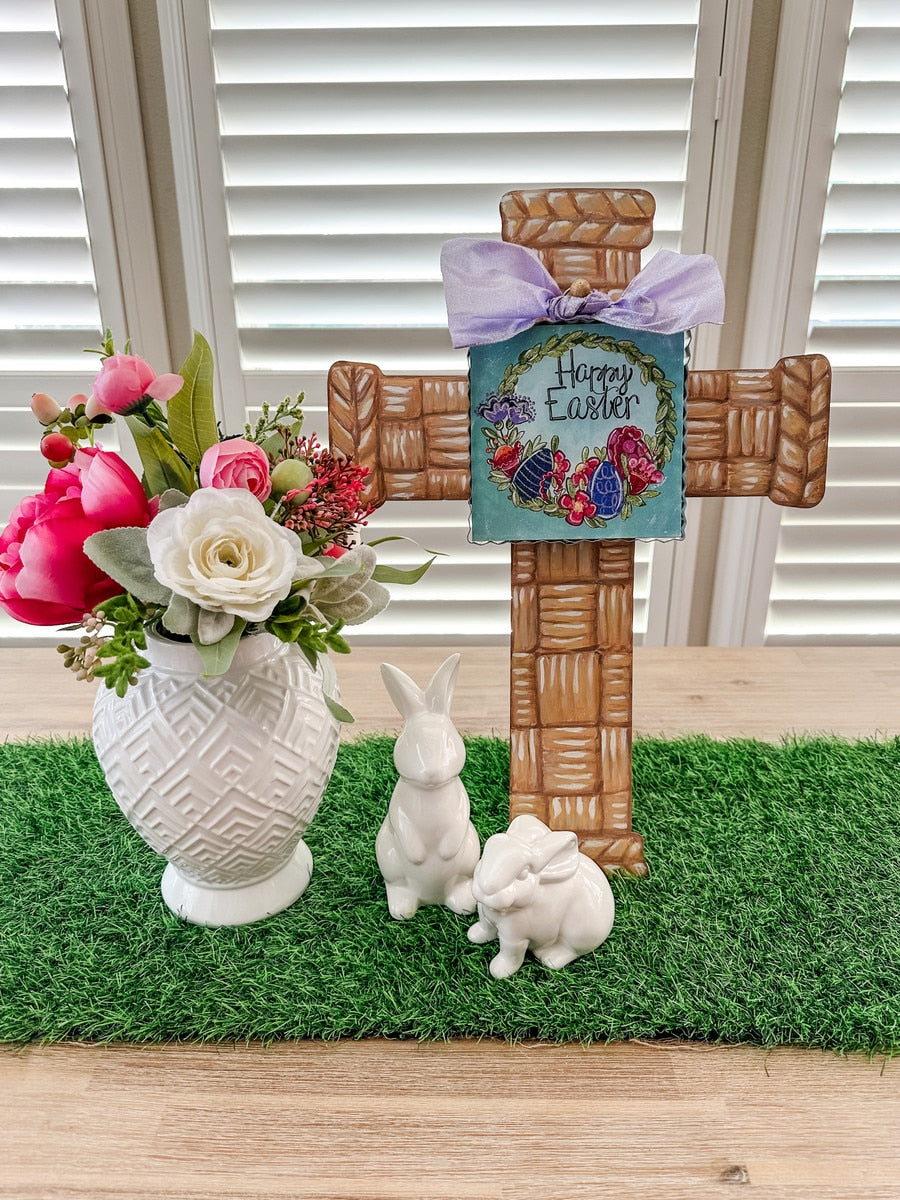 Wicker Display Cross