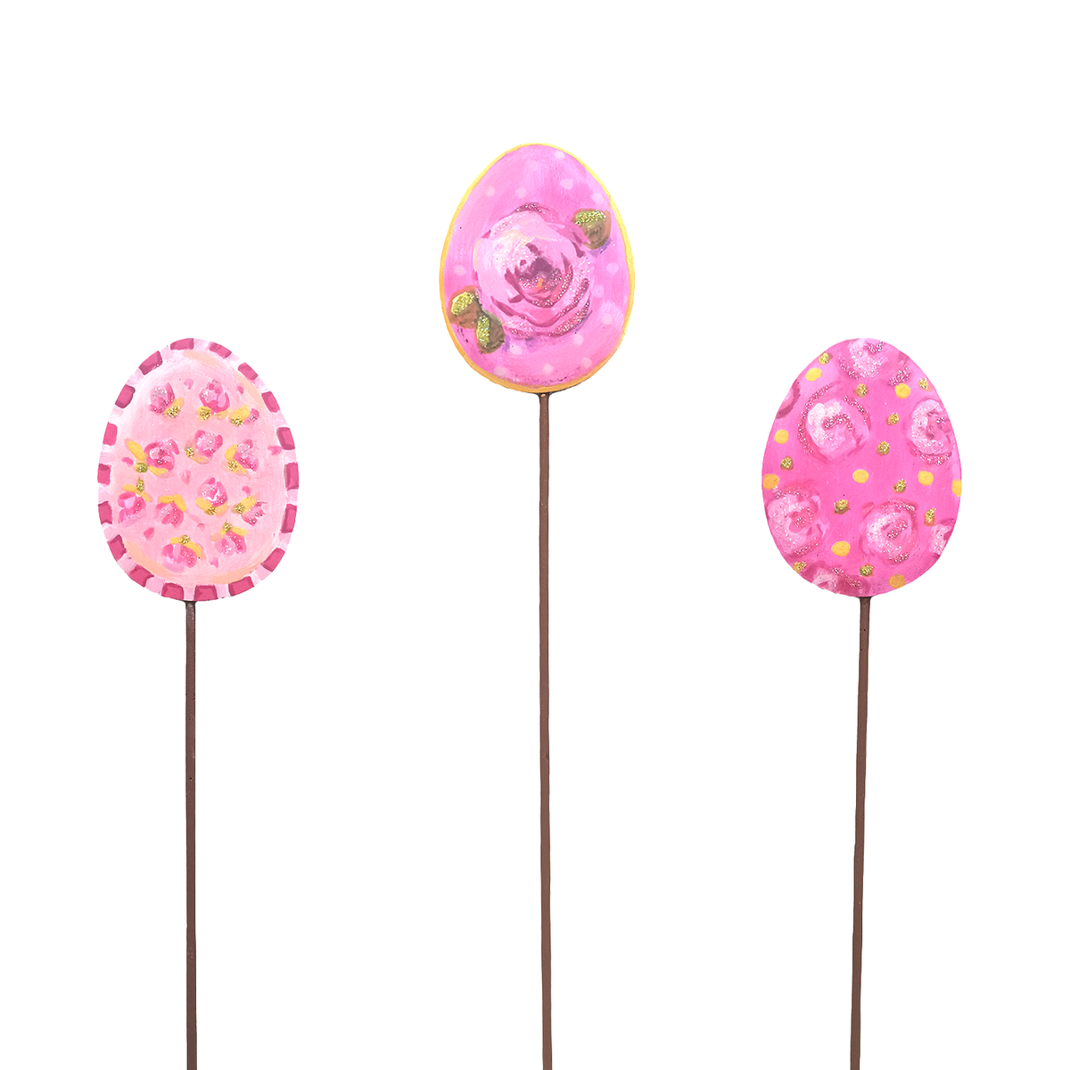 Mini Rose Eggs, Assorted Patterns