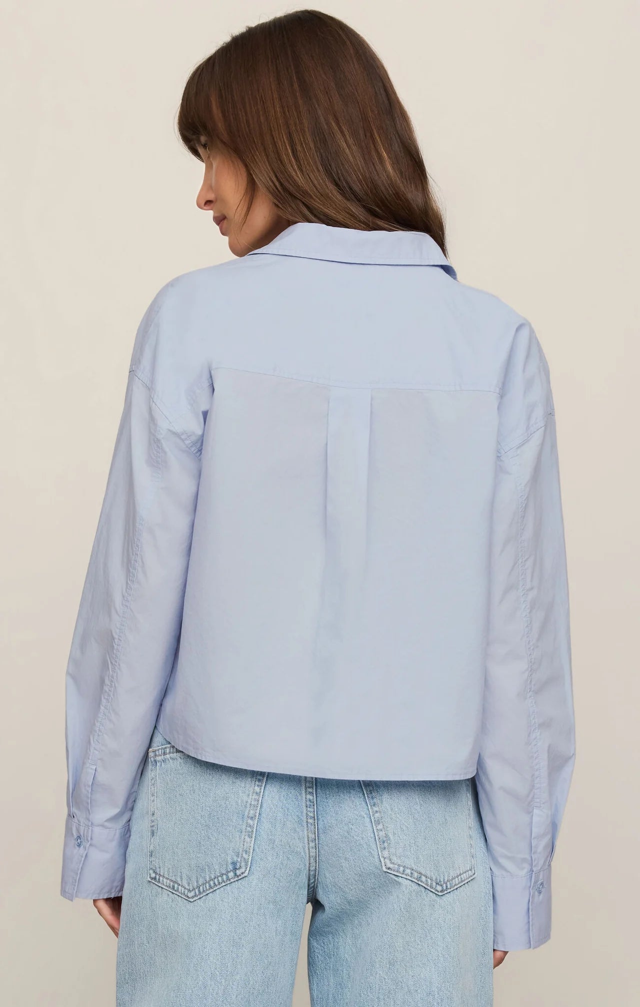 Favorite Button Up Top, Hamptons Blue