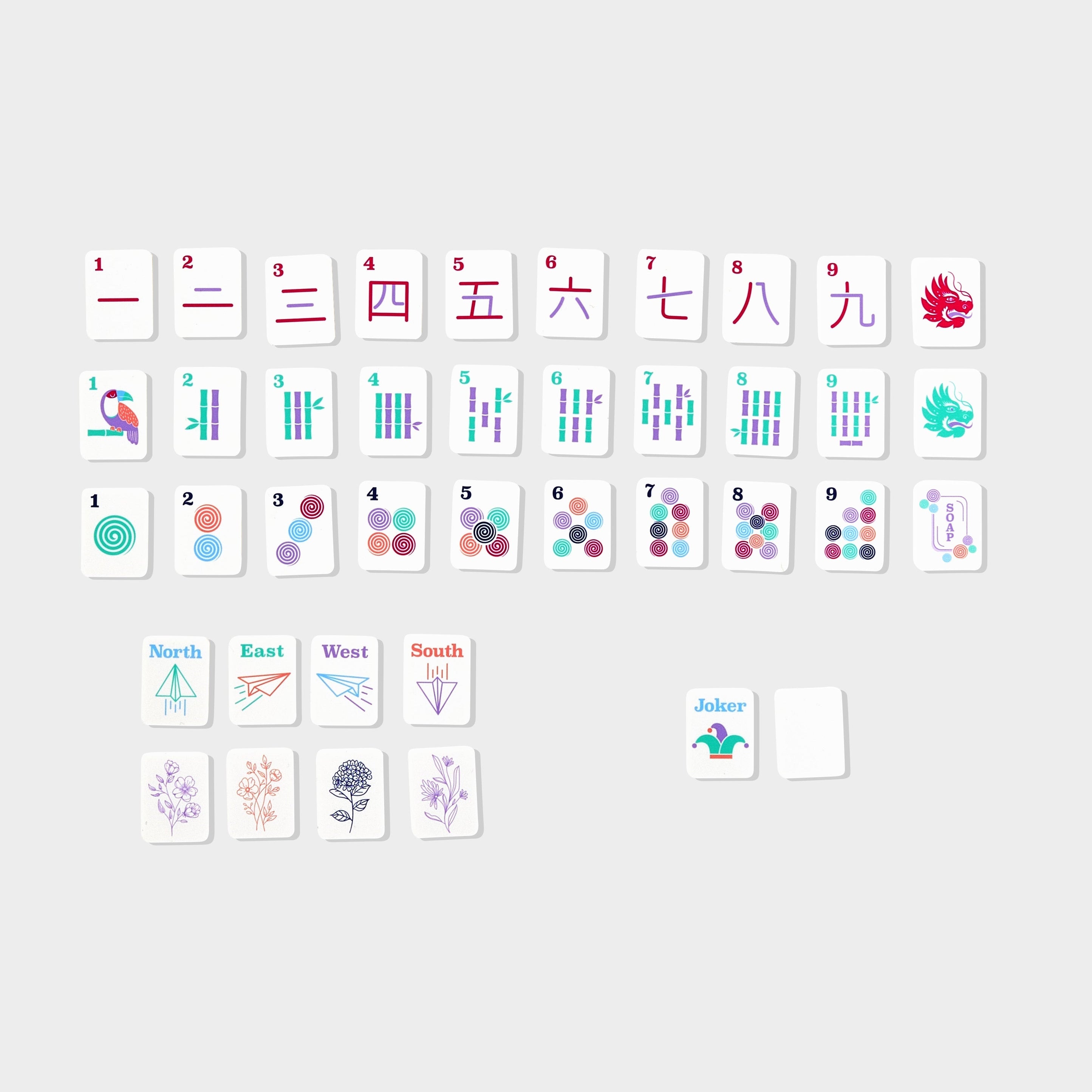 Mini Mahjer, Assorted Tile Styles