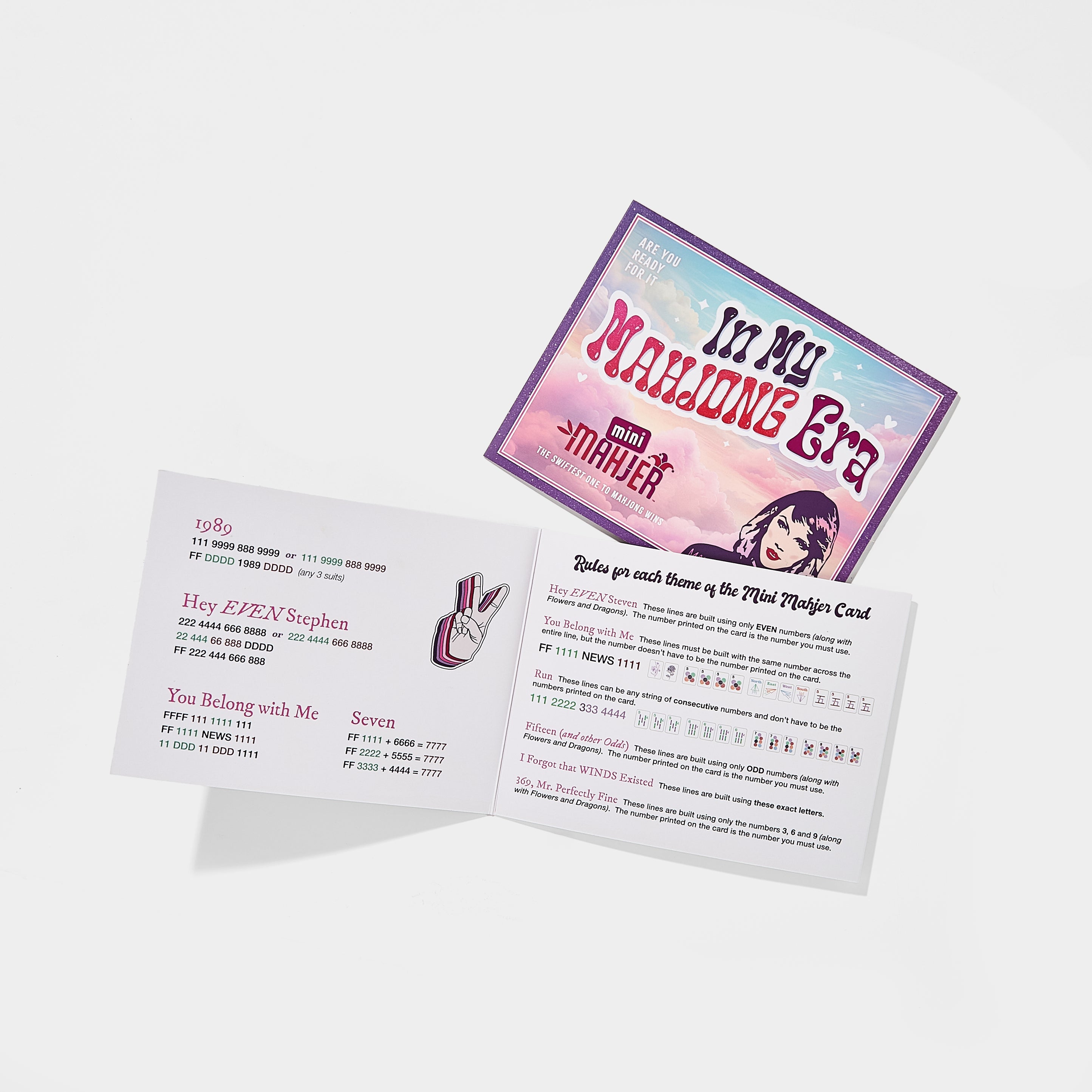 Mini Mahjer Specialty Game Cards