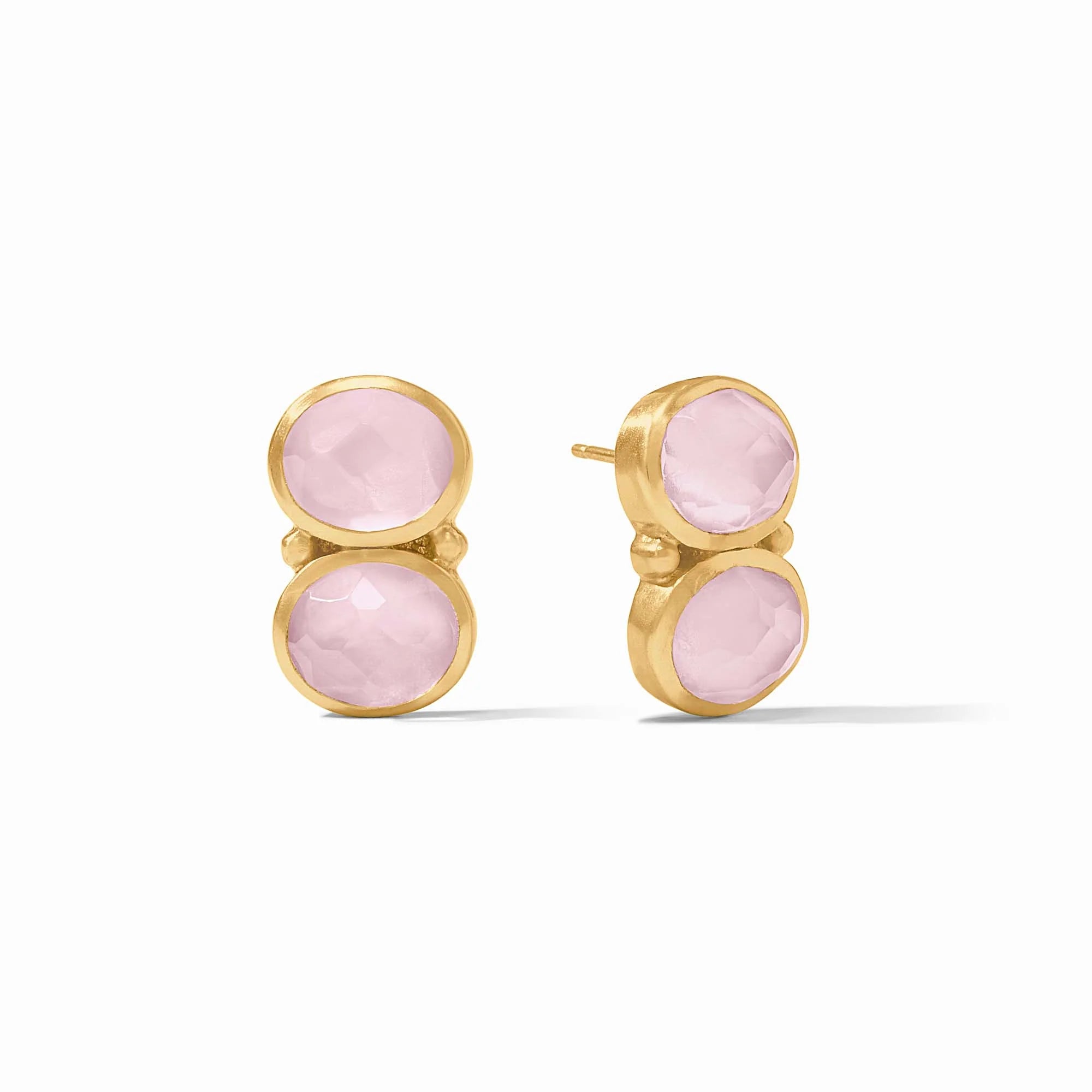Julie Vos - Honey Duo Earring, Iridescent Rose